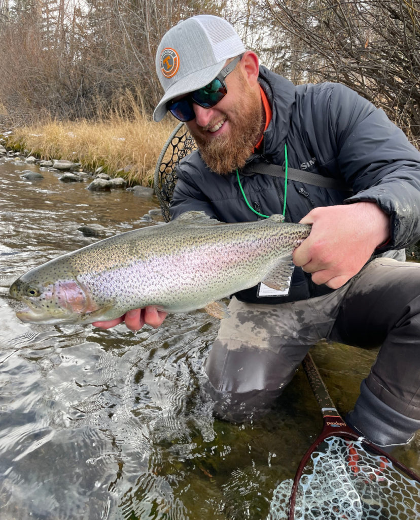 onwater winter fly fishing