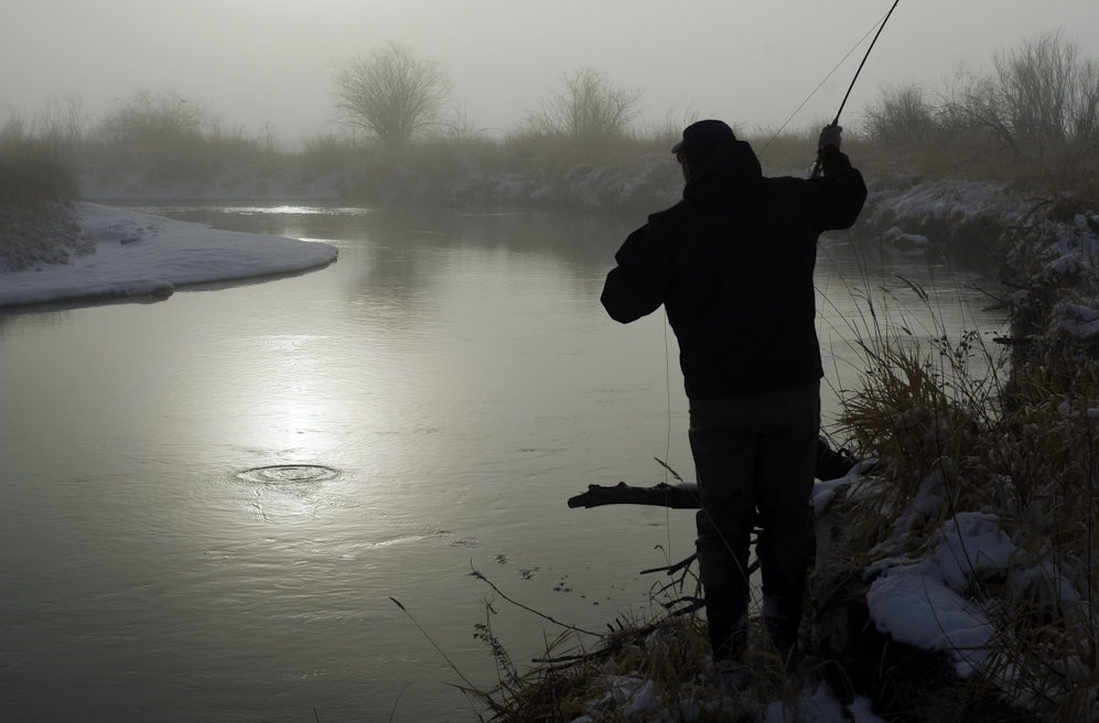 Winter fly fishing safety